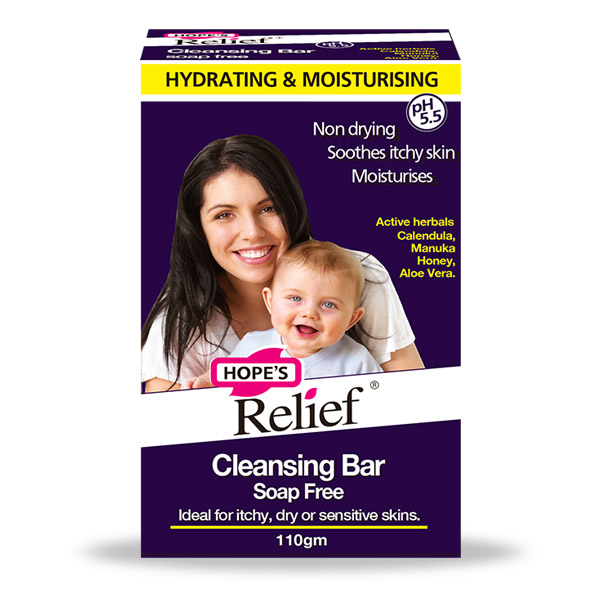 Hope's Relief Eczema Psoriasis Soap Free Cleansing Bar
